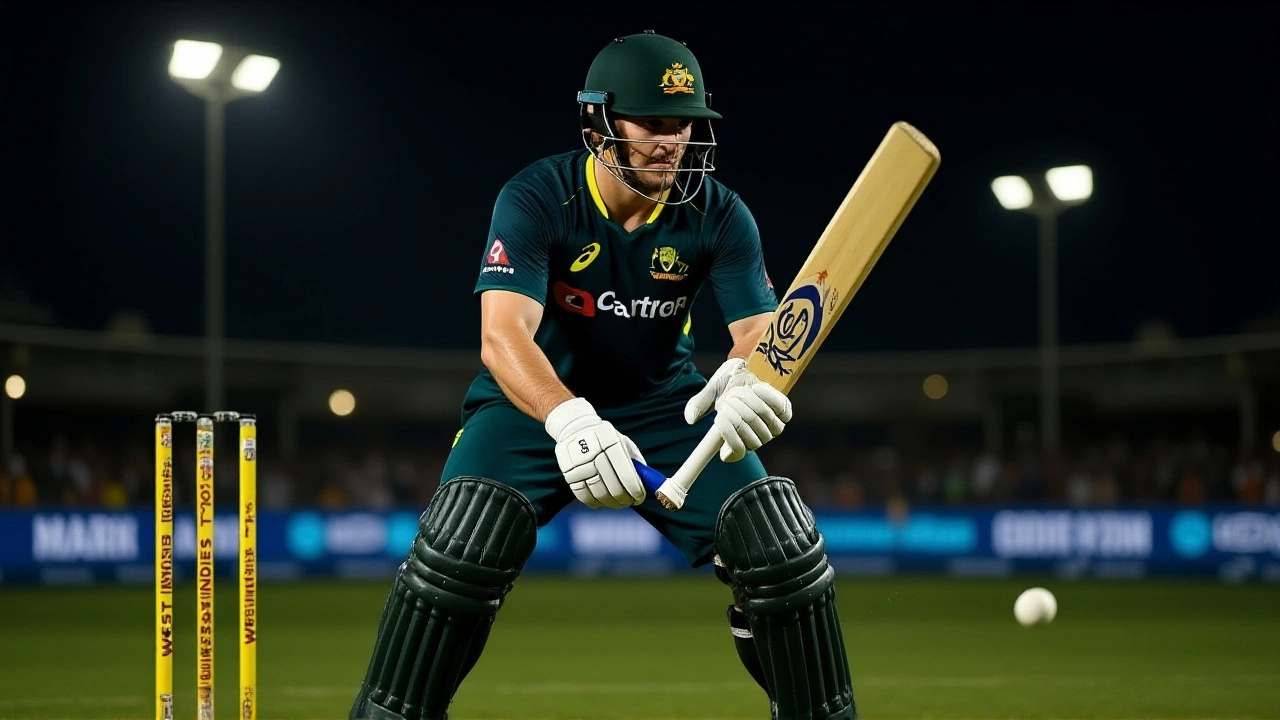 Australia edges West Indies by 3 wickets in thrilling T20I opener at Sabina Park